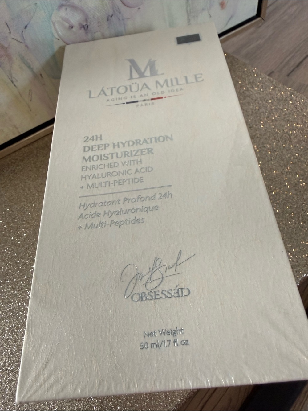 NIB 1.7oz L'Atoua Mille 24H Deep Hydration Moisturizer - White